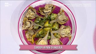 Carciofi ripieni di baccalà  È sempre mezzogiorno  17012024 [upl. by Alisan]