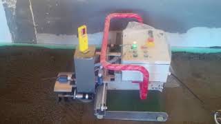 Floor screeding  automatic laser level machine at work [upl. by Egidius329]