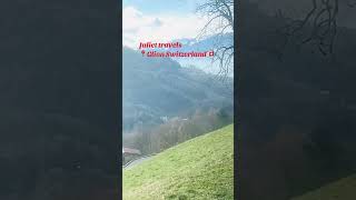 📍Switzerland Mountain 🇨🇭youtubeshorts travelvlog switzerland glion montruex suisse nature [upl. by Verda]