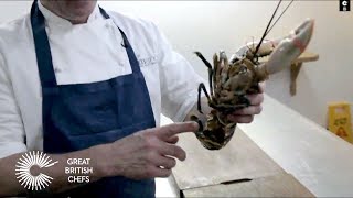 How to prepare lobster claws with Gary Jones [upl. by Hgielanna103]