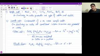 Coordination 1Introduction to types of salts ligands denticity ionisation amp coordination sphere [upl. by Ahsiekim]