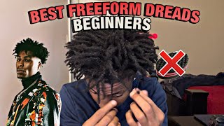 Best freeform dreads beginners [upl. by Atsirhcal640]