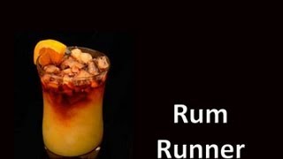 Rum Runner Drink Cocktail Recipe [upl. by Belita]