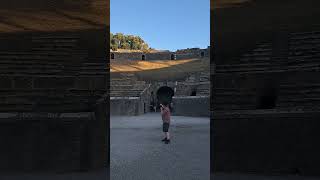 The Vomitorium at Pompeii realarchaeology Gladiator [upl. by Fromma]