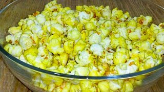 Popcorn Recipe  Home Made Popcorn in Just 3 Minutes [upl. by Lehet]