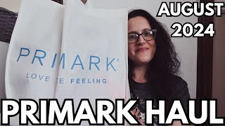 PRIMARK HAUL  AUGUST 2024  MUM OF FOUR SAHM [upl. by Afas]