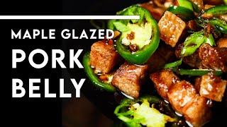 Sticky Soy Mapleglazed PORK BELLY Bites  Insanely Good  Chef Michael Recipes [upl. by Haze]