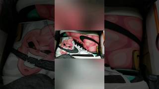 Majin Buu Nike Blazer Mid 77 dragonballz nike kidbuu [upl. by Nodnerb]