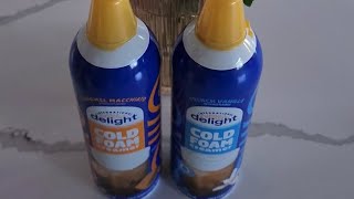 NEW international delight COLD FOAM Creamer shorts coffee life coldfoam hack [upl. by Aneis]