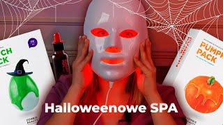 Domowe SPA na Halloween PielÄ™gnacja twarzy Kosmetyki Skin1004  maski Paulina Szybisty Cosibella [upl. by Olpe922]