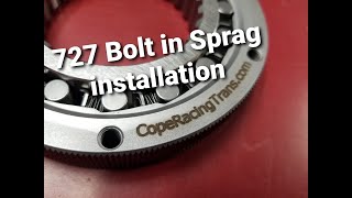 727 SPRAG VIDEO INSTALLATION INSTRUCTIONS [upl. by Neville]