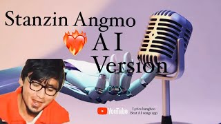 Stanzin Angmo  AI version with hindi  Ladakhi rap mix bass beat aisongs ladakhisong [upl. by Pillow487]