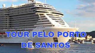 Tour pelo porto de Santos com Netão  16012023 [upl. by Zoellick]