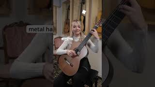 FORBIDDEN RIFF 😈 on classical guitar ⛔️BANNED from Siccas Guitars Alexandra Whittingham shorts [upl. by Ynohtnaeoj936]