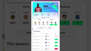 Yoane Wissa 🔥 fantasyfootball fpl fpltips fplmanager fpladvice fplscout fplteam fplplayer [upl. by Ilbert]