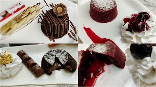 وصفتين من الفوندون خير و ختار 😍 سهل و سريع red velvet  fondant au chocolat [upl. by Lust]