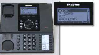 How To Call in to Group Listen on a Samsung OfficeServ Phone [upl. by Saideman]