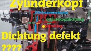 Zylinderkopfdichtung Defekt Head Gasket blown prüfen [upl. by Oryaj534]