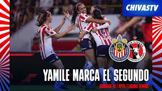 ¡GOL DE YAMILE FRANCO  Chivas vs Tijuana  Apertura 2024 [upl. by Adeuga]