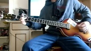 Hofner 5001 Contemporary Rotosound RS88MBassman Sticker Sound Test [upl. by Llehsar683]