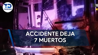 Mueren 7 integrantes de una familia en aparatoso accidente [upl. by Iilek]