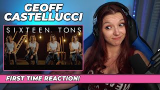 Geoff Castellucci quotSixteen Tonsquot cover  First Time Reaction [upl. by Aratahc63]