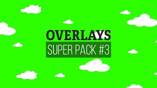 Overlays Super Pack 3  Green Screen  Chroma Key [upl. by Ttezzil]