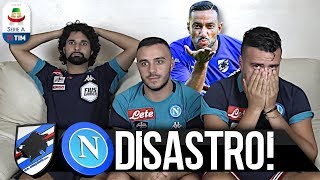 DISASTRO SAMPDORIA 30 NAPOLI  LIVE REACTION TIFOSI NAPOLETANI HD [upl. by Burne813]