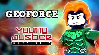 LEGO Geoforce Custom Minifigure Young Justice Outsiders [upl. by Annayat]