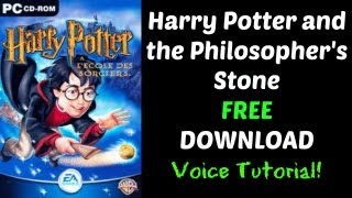 Harry Potter and the Philosophers Stone PC  FREE Download Voice Tutorial [upl. by Benia532]