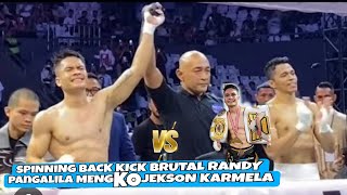 BRUTAL🔥🔥 RANDY PANGALILA MENANG KO RONDE 1 ATAS JEKSON KARMELA BYON COMBAT SHOWBIZ 3 FULL FIGHT [upl. by Akalam]