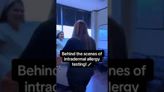 Behind the scenes Intradermal Allergy Testing [upl. by Ytinirt]