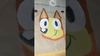 DIY macacão da Bingo 🧡bluey bingo art BRart kidcore cartoons paint painting costumize cute [upl. by Kevina]