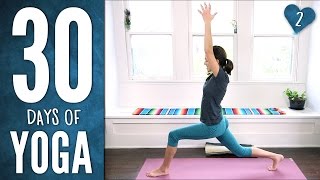 Day 2  Stretch amp Soothe  30 Days of Yoga [upl. by Blondelle173]