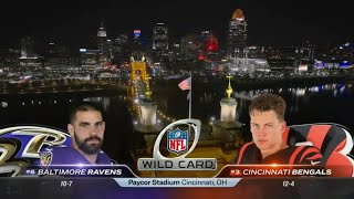 NFL on NBC IntroTheme 2023 AFC Wild Card  Ravens vs Bengals [upl. by Katharina907]