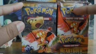 Pokemon cards HeartGold SoulSilver Booster Box opening part 1 [upl. by Ytsihc571]