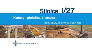 I27 Klatovy přeložka 1 stavba dokumentace stavby 022023 [upl. by Danby577]