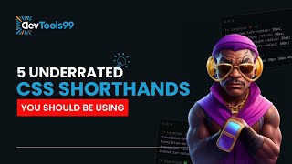 5 Underrated CSS Shorthands you should be using devtools99 css webdevelopment coding [upl. by Tnecniv]