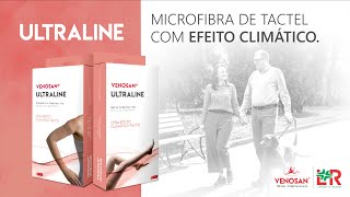 ULTRALINE  MEIA COMPRESSIVA SUPER PREMIUM  MICROFIBRA TACTEL COM EFEITO CLIMÁTICO [upl. by Tnecniv]