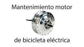 Tutorial Mantenimiento BICICLETA ELECTRICA mejora el rendimiento de tu motor ⚡🚴🏼‍♀️ [upl. by Jilleen326]