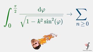 Complete Elliptic Integral of the 1st Kind  Its Amazing Series Representation [upl. by Anuait]