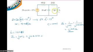 Video 9 Mesh Analysis AC Circuits [upl. by Nawuj]