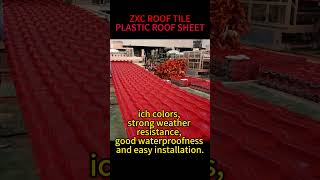 plastic roof panelsynthetic roofpvc roofing sheets plasticasa pvc roofing sheet rooftile [upl. by Anegroeg124]