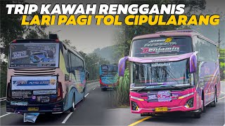 SERU BANGET🥳TRIP KAWAH RENGGANIS KONVOI BIS ARTIS BASURI SALING ADU NANJAK DI TOLL CIPULARANG 🤩 [upl. by Htebazle183]