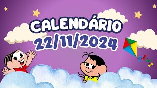 CALENDÁRIO DE 15 DE NOVEMBRO DE 2024 ALUNONOTADEZ10 ensinofundamental [upl. by Enaled]