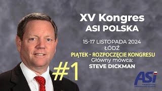 Kongres ASI Polska 2024  1 Piątek  Rozpoczęcie Kongresu  15 listopada 1530 [upl. by Fe]