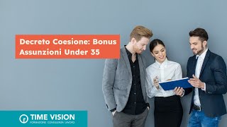 Bonus Assunzioni Under 35 Sgravi Contributivi dal 1° Settembre 2024  Decreto Coesione [upl. by Yenettirb107]