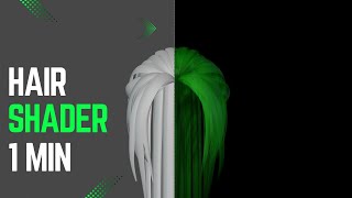 Hair shader in blender [upl. by Eardna790]