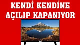 Telefunken TV Kendi Kendine Açılıp Kapanıyor Sorunu Çözümü [upl. by Brader]