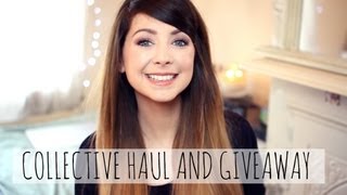 Huge Collective Haul amp Giveaway  Zoella [upl. by Ennaej]